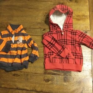 2 for the price of one boy size 18 month jackets